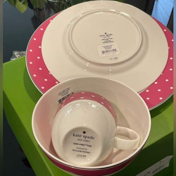 💗NIB💗KATE SPADE.New York SADIE STREET 4 Pc LENOX.Porcelain.2 set (price per set) - Picture 2 of 7